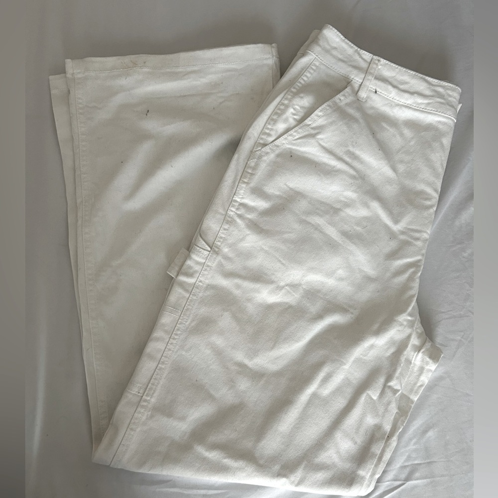 White Carpenter Pants